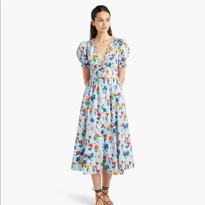 Nap Dress - Hill House Home Sabrina Dress, Light Blue Space Floral